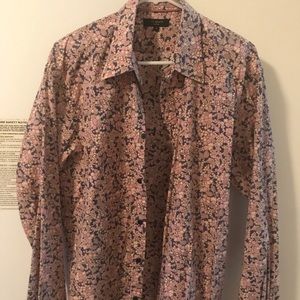 Ted Baker floral button down shirt .
